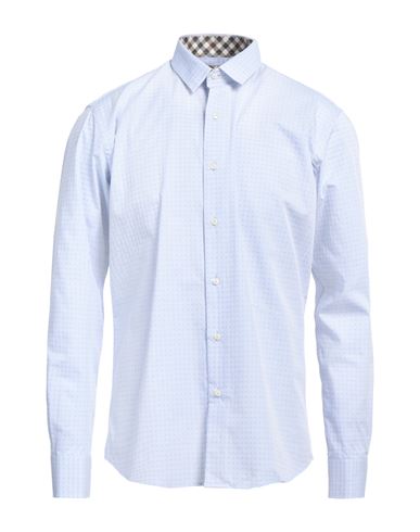 Shop Aquascutum Man Shirt Sky Blue Size 16 ½ Cotton