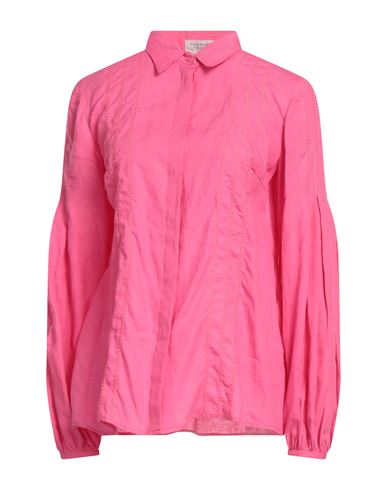 Shop Gabriela Hearst Woman Shirt Fuchsia Size 10 Linen In Pink