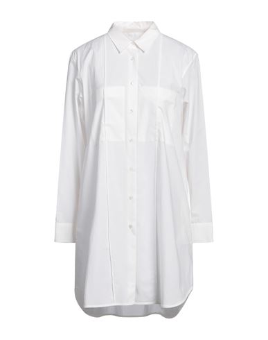 Lis Lareida Woman Shirt White Size 10 Cotton, Elastane