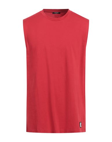 Shop Balmain Man T-shirt Red Size L Cotton