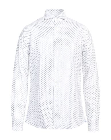 Xacus Man Shirt White Size 17 ½ Linen