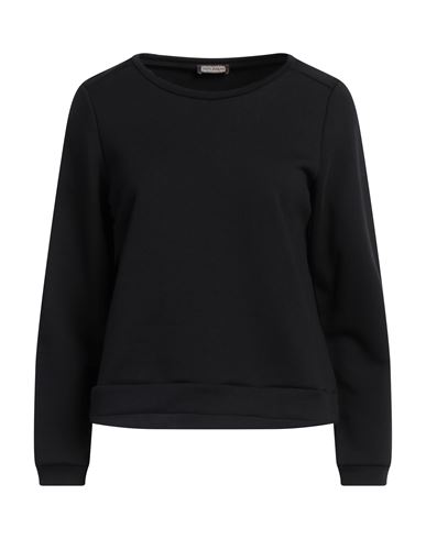 Maliparmi Malìparmi Woman Sweatshirt Black Size S Cotton, Elastane