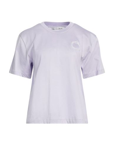 Trussardi Woman T-shirt Lilac Size Xl Cotton In Purple