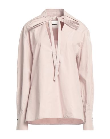 Jil Sander Woman Shirt Pastel Pink Size 4 Cotton
