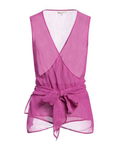 Etro Woman Top Mauve Size 8 Viscose In Purple