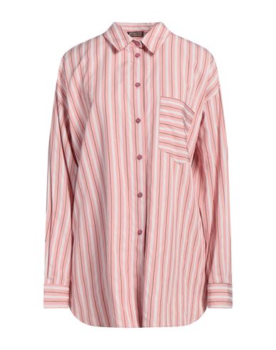 Maliparmi Malìparmi Woman Shirt Pastel Pink Size 12 Polyester, Cotton