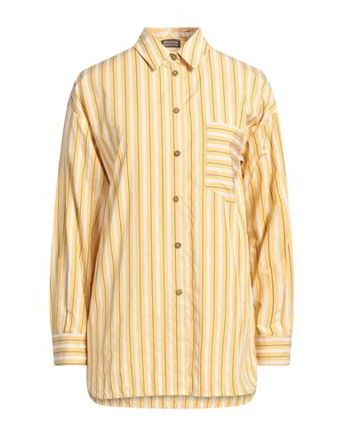 Maliparmi Malìparmi Woman Shirt Yellow Size 10 Polyester, Cotton
