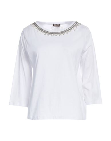 Shop Maliparmi Malìparmi Woman T-shirt White Size M Cotton