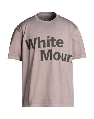 White Mountaineering Man T-shirt Dove Grey Size 3 Cotton