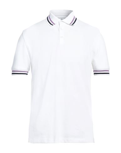 Brunello Cucinelli Man Polo Shirt White Size 50 Cotton