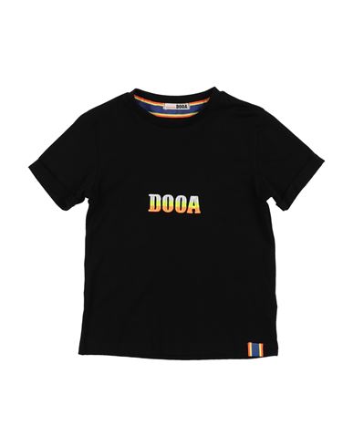 Shop Dooa Toddler Boy T-shirt Black Size 7 Cotton