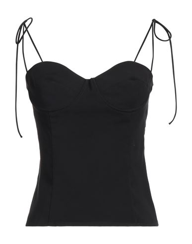 Suoli Woman Top Black Size 6 Viscose, Polyester
