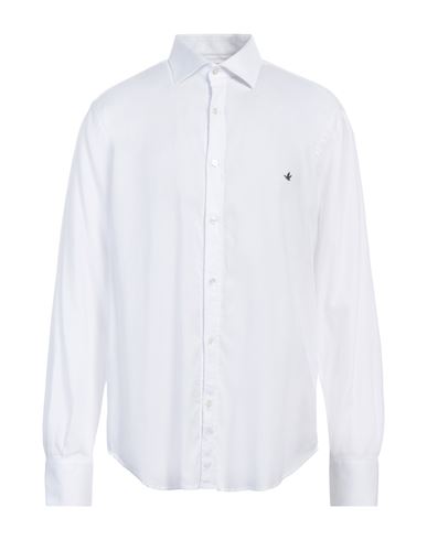 Shop Brooksfield Man Shirt White Size 17 ½ Cotton