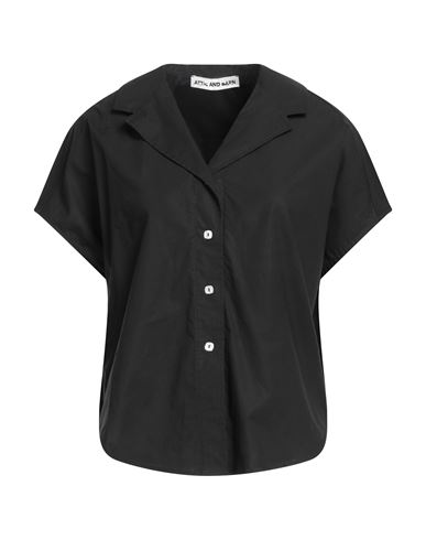 Attic And Barn Woman Shirt Black Size L Cotton