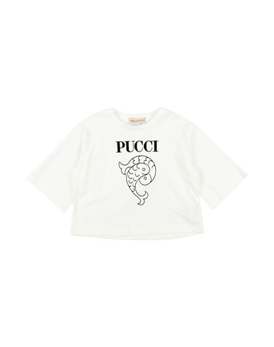 Pucci Toddler Girl T-shirt White Size 6 Cotton In White