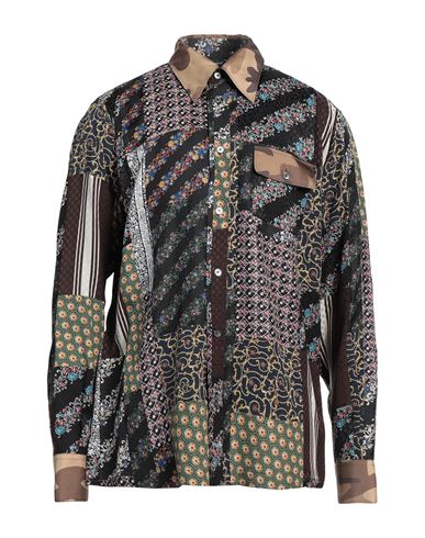 Dolce & Gabbana Man Shirt Black Size 15 Silk