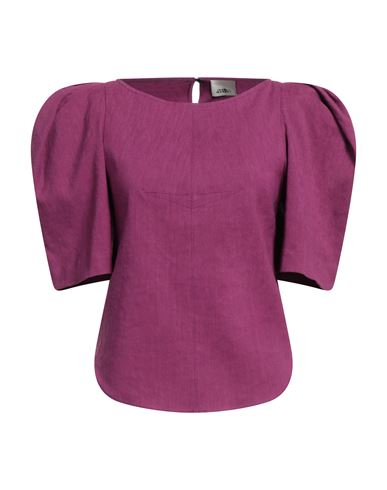 Isabel Marant Woman Top Mauve Size 10 Hemp, Viscose, Elastane In Purple