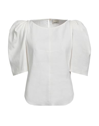 Isabel Marant Woman Top White Size 6 Hemp, Viscose, Elastane In White