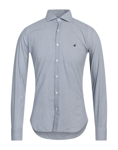 Shop Brooksfield Man Shirt Blue Size 17 ½ Cotton