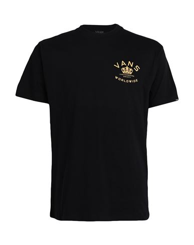 Vans Checkerboard Society Ss Tee Man T-shirt Black Size Xl Cotton