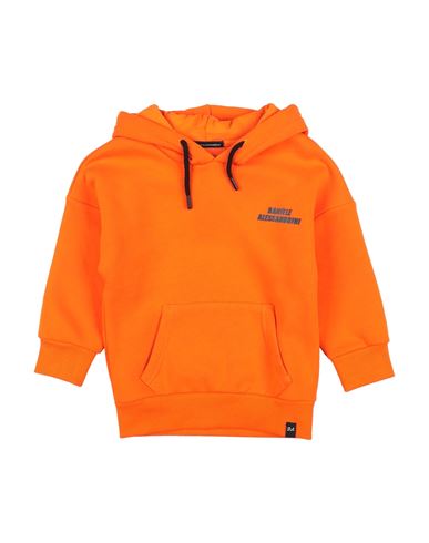 Shop Daniele Alessandrini Toddler Boy Sweatshirt Orange Size 4 Cotton, Polyester
