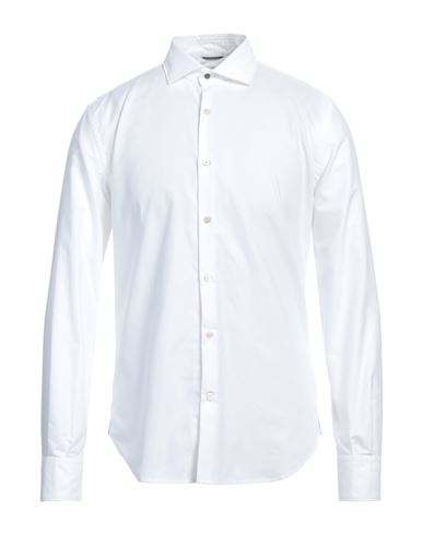 Brooksfield Man Shirt White Size 15 ¾ Cotton