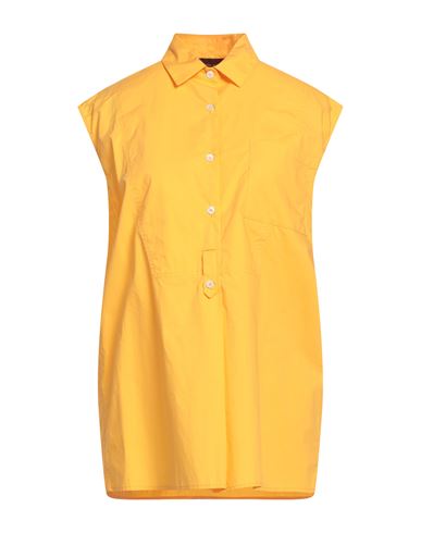 Roberto Collina Woman Shirt Yellow Size S Cotton