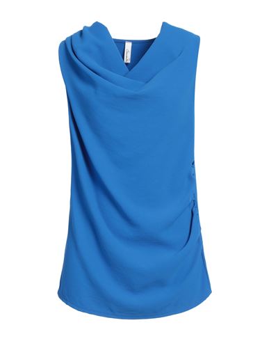 Souvenir Woman Tank Top Blue Size S Polyester