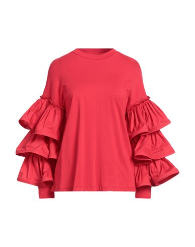 Souvenir Woman Top Red Size M Cotton