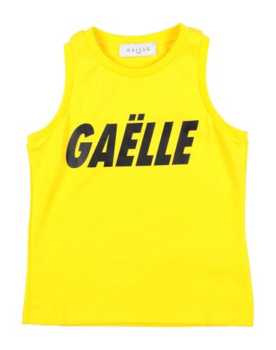 Gaelle Paris Gaëlle Paris Toddler Girl T-shirt Yellow Size 6 Cotton, Elastane In Yellow