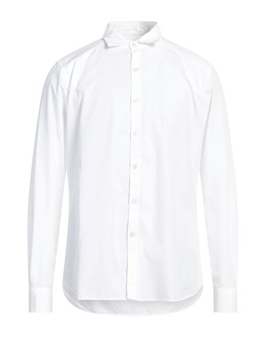Shop Alessandro Gherardi Man Shirt White Size 16 Cotton