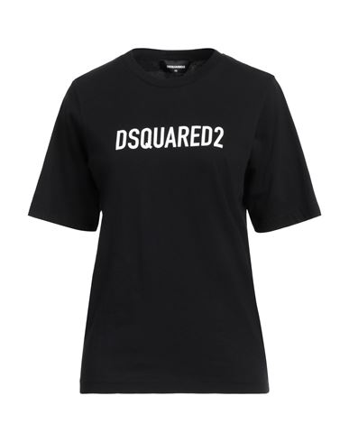 Dsquared2 Woman T-shirt Black Size Xs Cotton