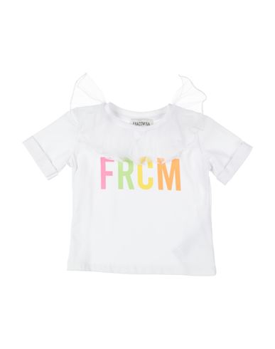 Shop Fracomina Mini Toddler Girl T-shirt Ivory Size 5 Cotton, Elastane In White
