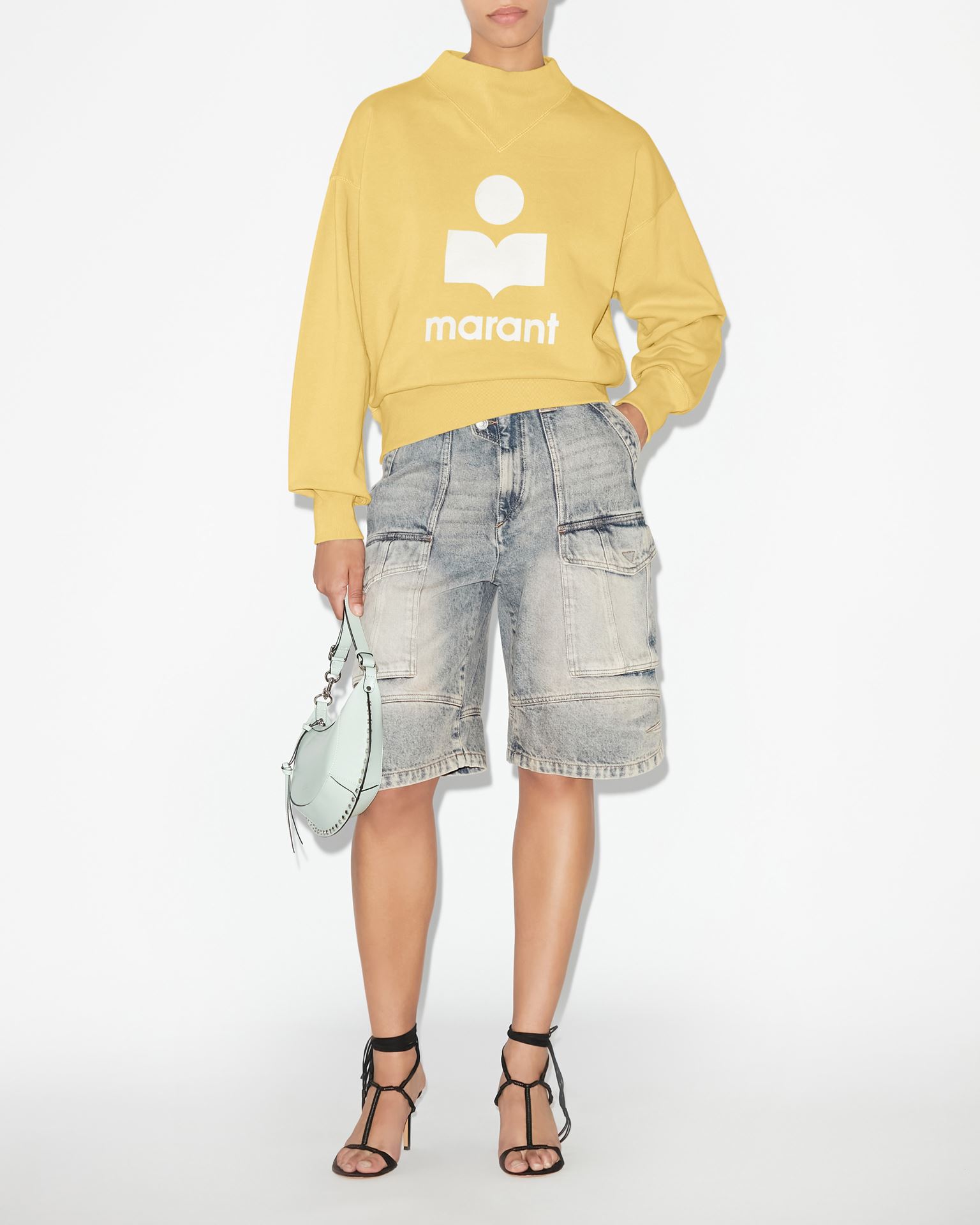 Isabel Marant Marant Étoile, Sweatshirt A' Logo Moby - Femme - Jaune