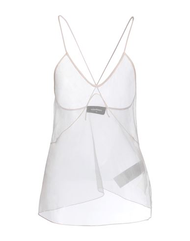 DSQUARED2 DSQUARED2 WOMAN TOP BEIGE SIZE 2 POLYESTER 