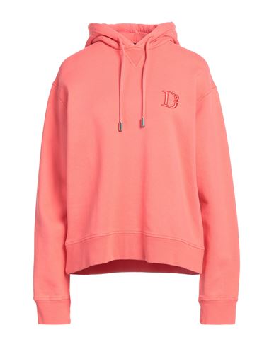Dsquared2 Woman Sweatshirt Coral Size Xxs Cotton, Elastane In Red