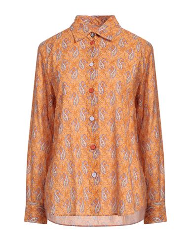 Maliparmi Malìparmi Woman Shirt Orange Size 8 Cotton