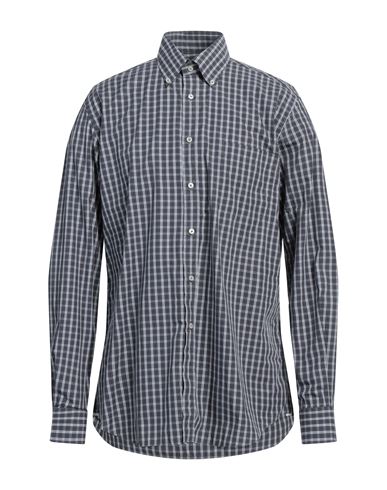 Xacus Man Shirt Lead Size 16 Cotton In Grey