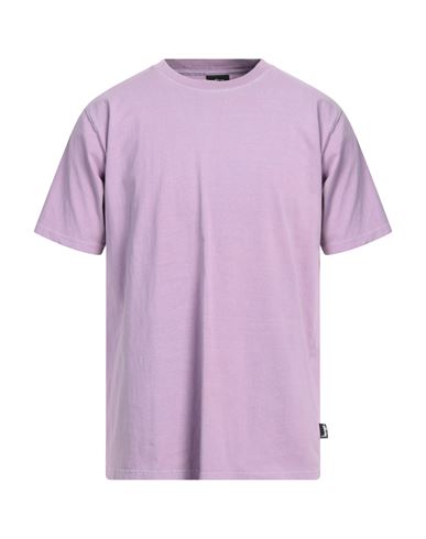 Stussy Man T-shirt Light Purple Size Xl Cotton