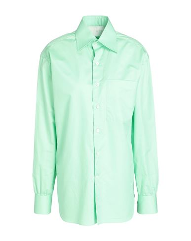 Shop Woera Woman Shirt Light Green Size 1 Cotton