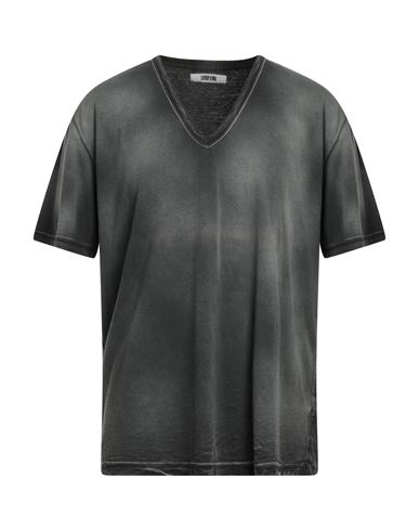 Grifoni Man T-shirt Steel Grey Size Xxl Cotton