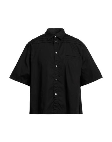 Shop Undercover Man Shirt Black Size 3 Cotton