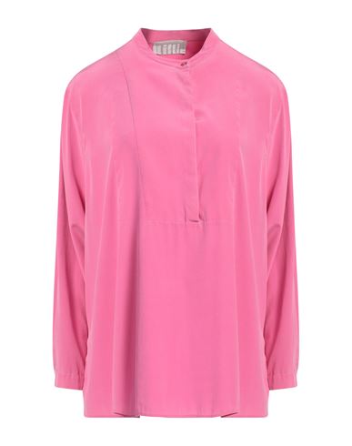 Kiltie Woman Top Pink Size 10 Silk, Elastane
