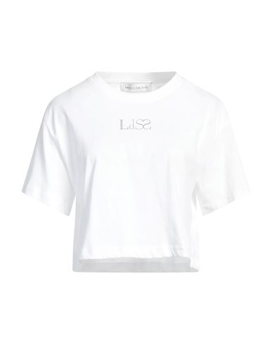 Ludovic De Saint Sernin Woman T-shirt White Size L Organic Cotton