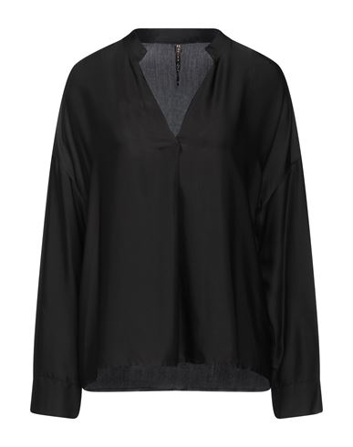 Manila Grace Woman Top Black Size 12 Viscose In Black