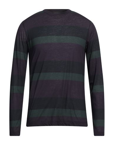 Dries Van Noten Man T-shirt Dark Purple Size Xl Cotton