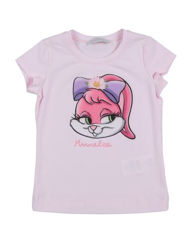 Shop Monnalisa Toddler Girl T-shirt Pink Size 3 Cotton, Elastane