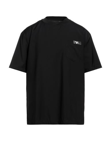 Emporio Armani Man T-shirt Black Size L Virgin Wool, Viscose
