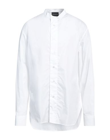 Emporio Armani Logo White Shirt In White
