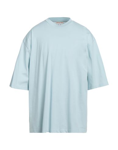 Marni Man T-shirt Sky Blue Size 46 Cotton